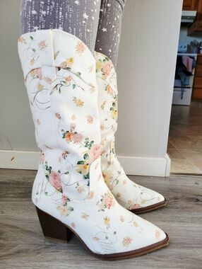 New Western Cowboy Boots Size 8